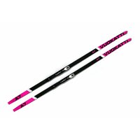 Беговые лыжи VUOKATTI 150 см с креплением NNN Step-in (Wax) Black Magenta без палок