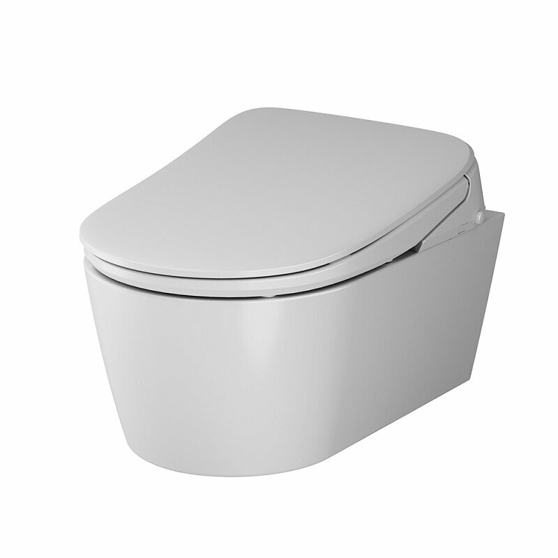 фото Am.Pm Электронный унитаз Func, FlashClean, подвесной, безободковый, c электронной крышкой-биде, белый, C8F1702SC