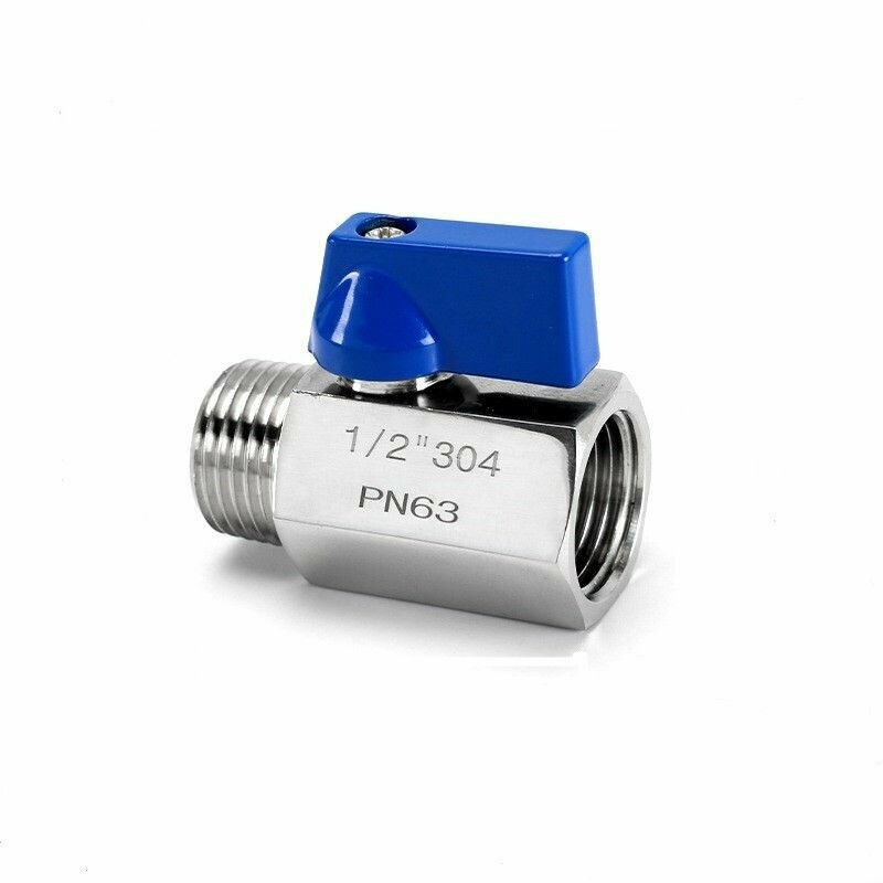 фото Кран шаровой DN 1/2 из нержавеющей стали AISI 304