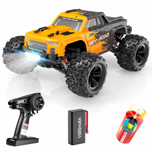 MJX R/C Радиоуправляемый внедорожник MJX Hyper Go 4WD Brushless MEW4 Truck 1:16 - MJX-M163 радиоуправляемые джипы внедорожники mjx r c радиоуправляемый внедорожник mjx hyper go 4wd brushless truggy 1 14 mjx 14210