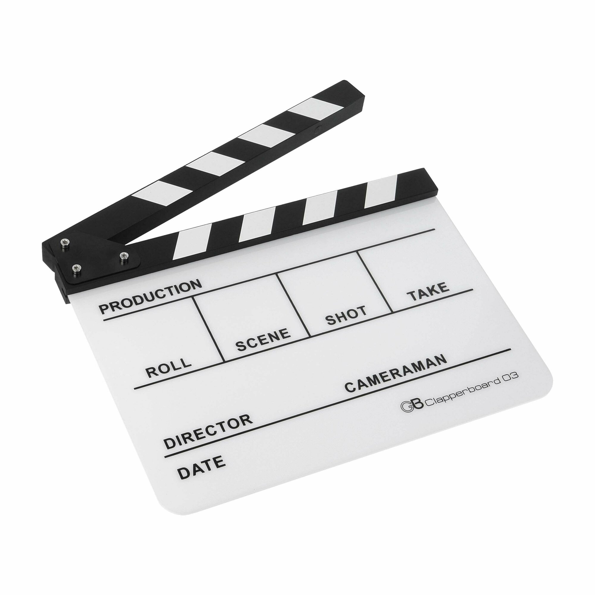 Кинохлопушка GreenBean Clapperboard 03 (белая)