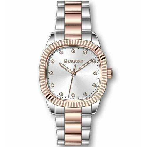 фото Наручные часы guardo 12731-5, серебряный, белый