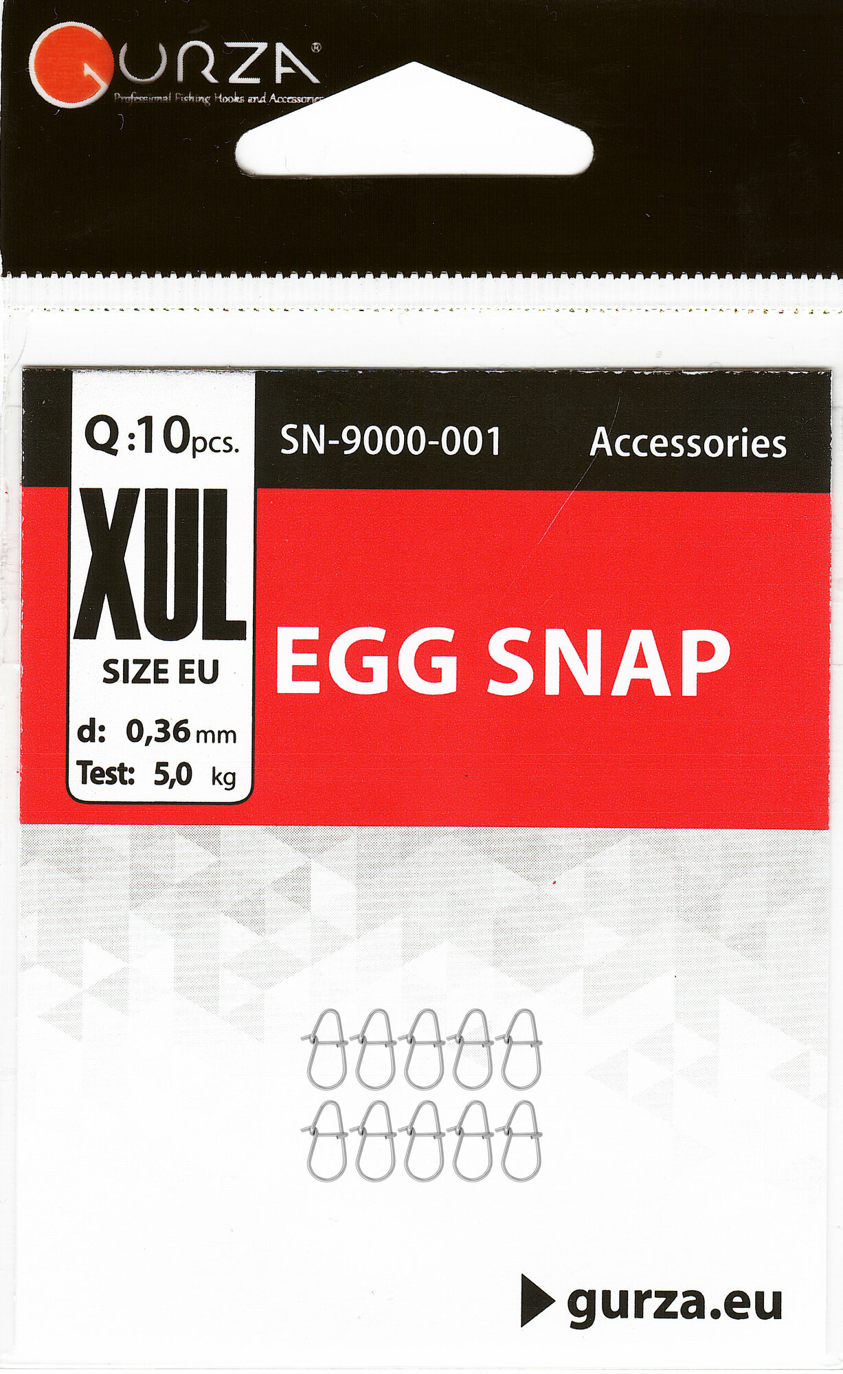 Застежки GURZA EGG SNAP (10шт) размер XUL