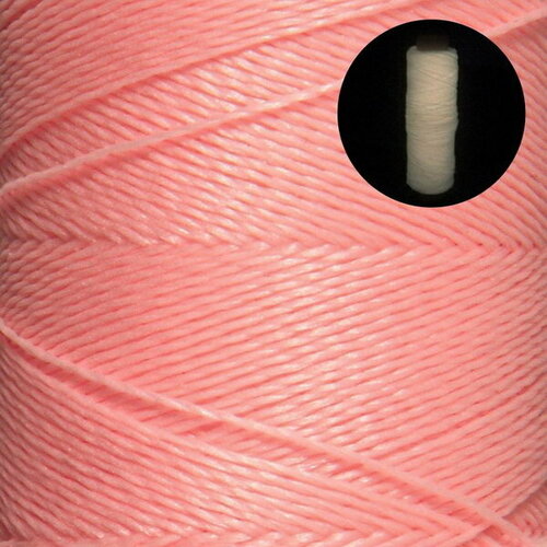 Нитки для вышивания люминесцентные, светящиеся в темноте, 183 м, цвет розовый, 10 шт.