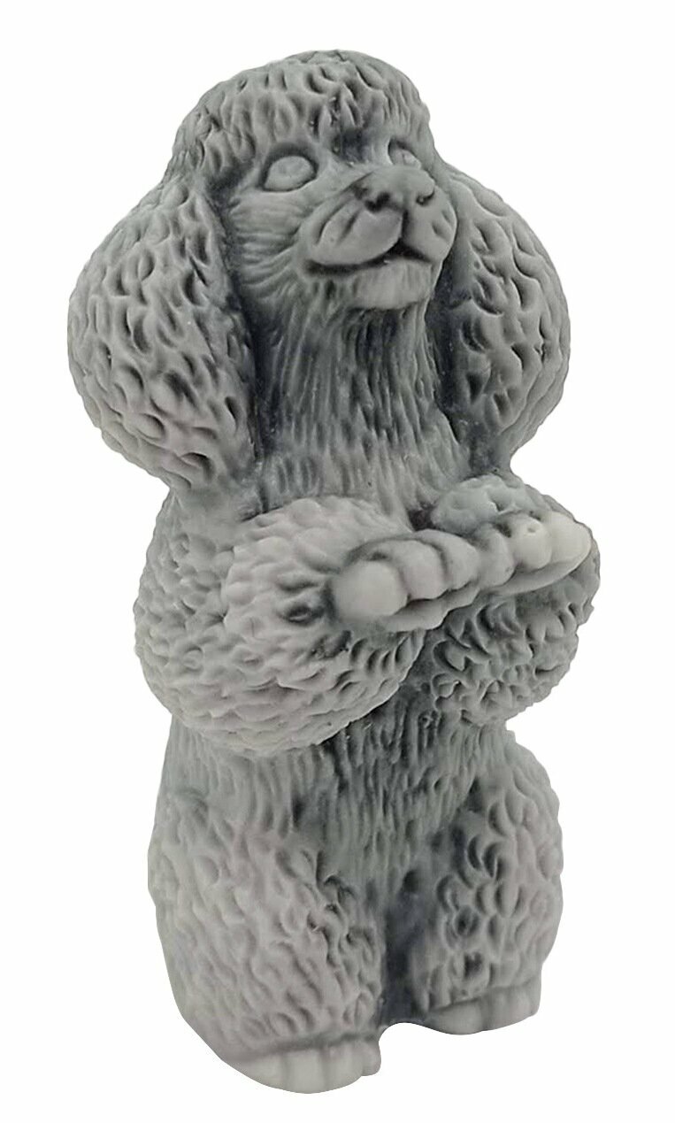 фото Статуэтка Пудель 5,5 см мраморная крошка