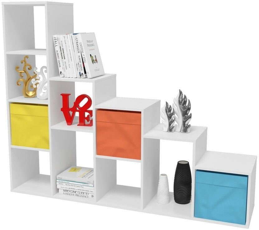 фото Стеллаж Прайм СТ-Л145 Белый