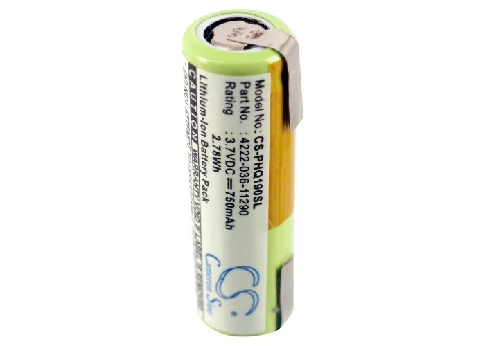 Аккумуляторная батарея CameronSino CS-PHQ190SL для электробритвы Philips HQ8892, HQ8894, 8895 (3.7V 750Ah Li-ion) - фотография № 5
