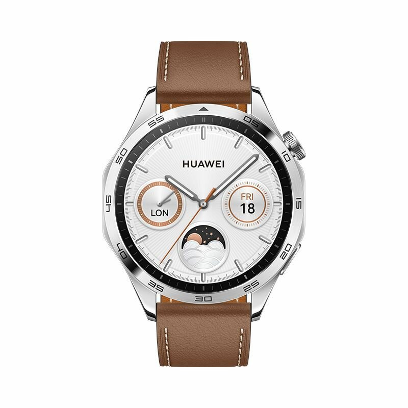 Умные часы HUAWEI Watch GT 4, (PNX-B19), Коричневый, (55020BGX) — фото 1
