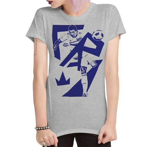 фото Футболка design heroes, размер s, серый