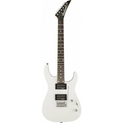 JACKSON JS12 DK, AH FB, 24 Fr, WHT электрогитара, цвет белый jackson pro dk modern ash ht7 bk blu электрогитара цвет синяя древесина