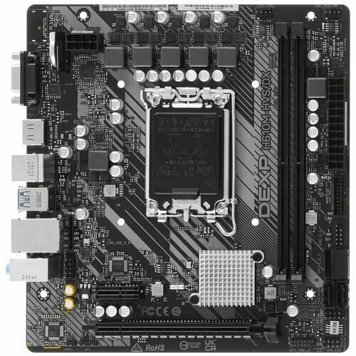 Материнская плата DEXP H610M-HVSDX 1431100₽