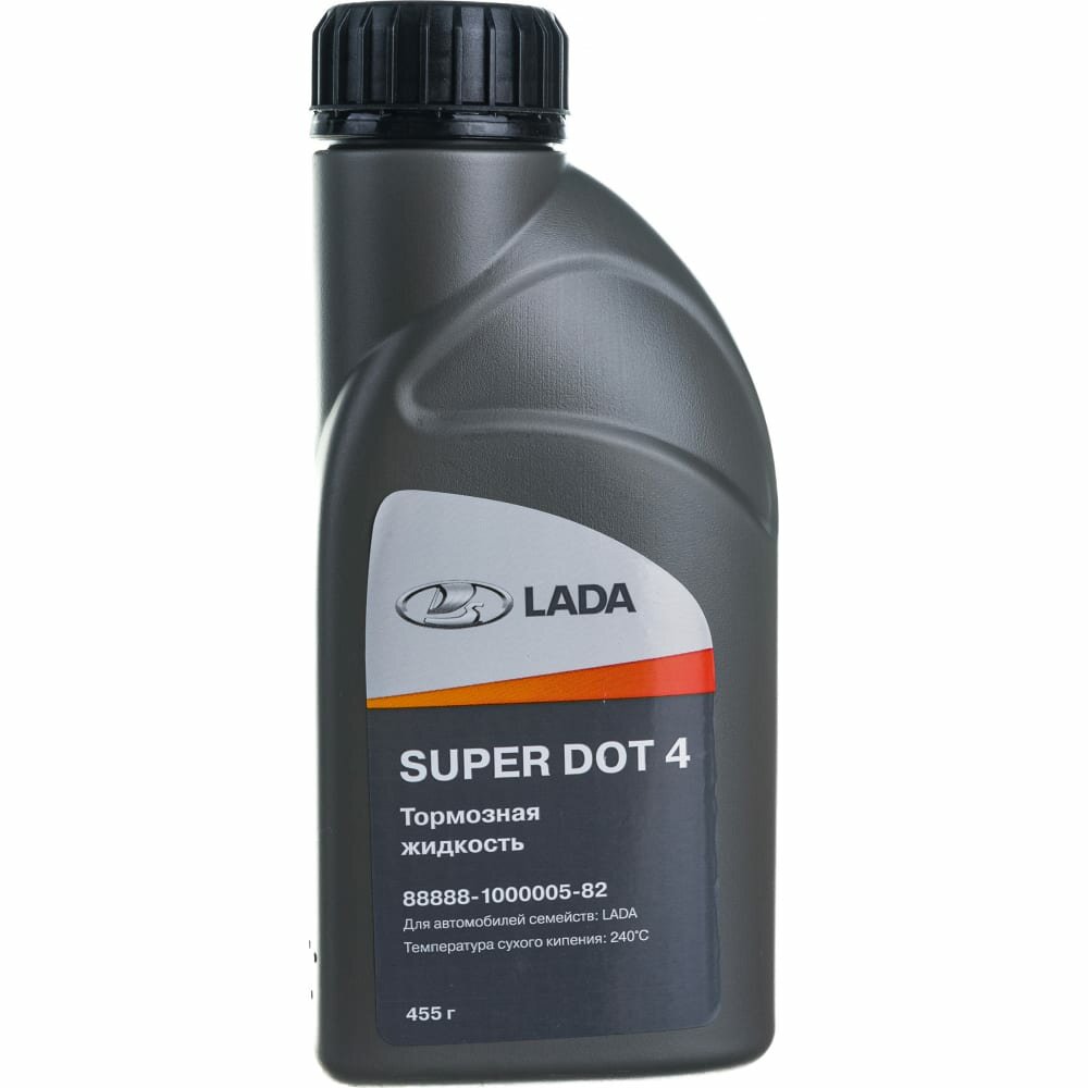 Жидкость тормозная Lada super dot4 0,5 л 88888100000582