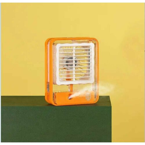 Портативный мини-вентилятор оранжевый вентилятор с USB настольный с функцией охлаждения 111200₽