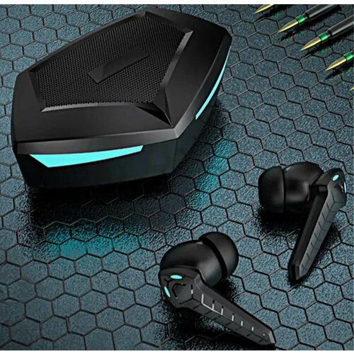 Беспроводные наушники TWS P36 Сенсорные Bluetooth наушники для смартфона Подсветка Зарядный кейс Черный 100000₽