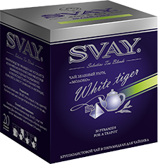 Чай улун Svay Белый тигр в пирамидках для чайника, 20 пак.