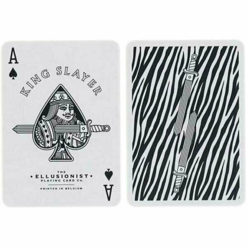 Карты игральные Zebra King Slayer, 54 штуки