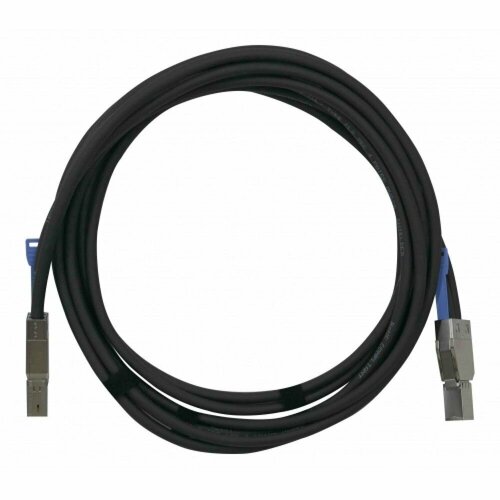 Кабель QNAP Mini SAS cable 2.0m (CAB-SAS20M-8644) qnap cab sas20m 8644 mini sas cable sff 8644 2 0m