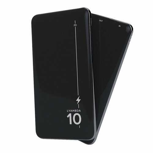 Внешний аккумулятор Lyambda Power Delivery 20W QC30 Slim 10000 мАч LP302 Black 236000₽