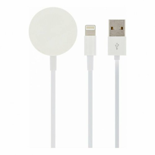 Кабель USB-Apple Watch Magnetic/Type-C, 1 м, белый кабель satechi usb c magnetic charging cable for apple watch 18 см