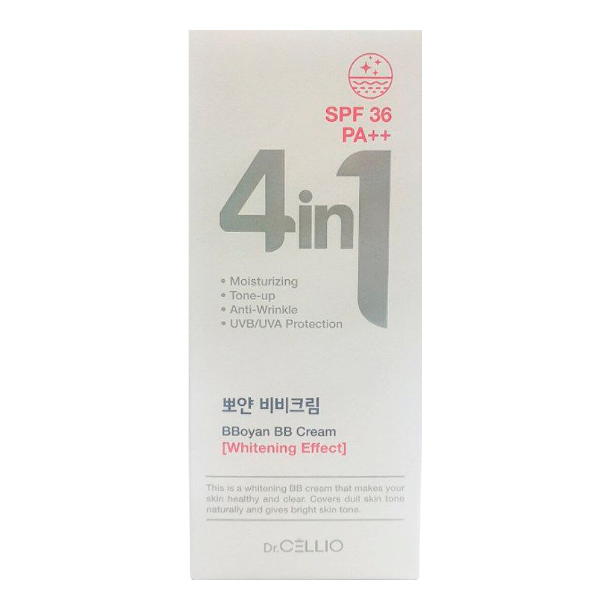 BB-крем для лица тройного действия Dr.Cellio 4 in 1 Bboyan BB Cream SPF36, PA++, 50 мл