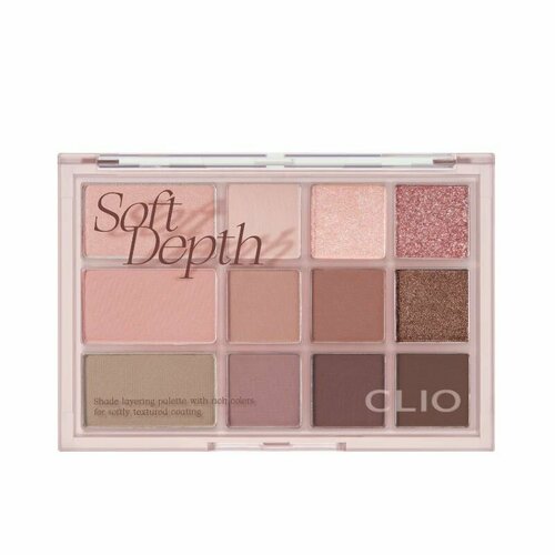 CLIO Палетка теней для век Shade & Shadow Palette (02 Soft Depth)