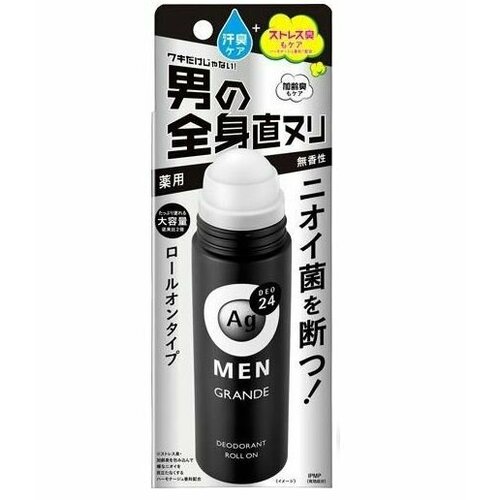 Мужской роликовый дезодорант-антиперспирант для мужчин без запаха Shiseido Ag DEO24 Men Roll On Grande 120 мл 1499₽