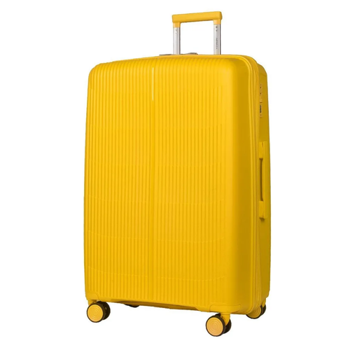 Чемодан Impreza, 77 л, размер M, желтый чемодан impreza 79 л размер m желтый