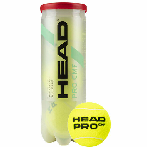 мяч head tour для большого тенниса банка 4 шт Теннисные мячи 3B HEAD Pro CMF Red Lid- 6 DZ (577573)