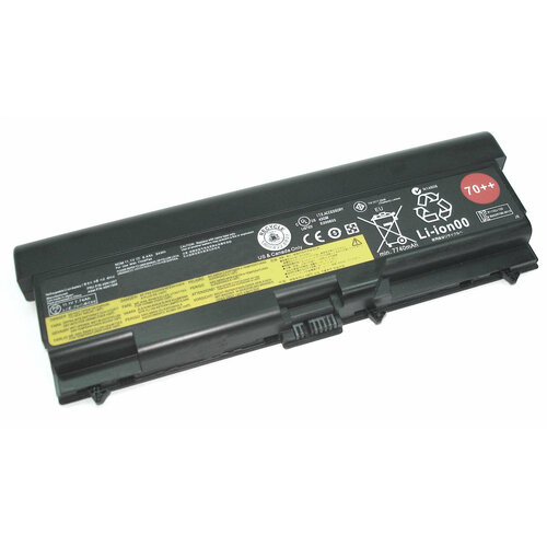 Аккумуляторная батарея для ноутбука Lenovo ThinkPad L430 (70++, 55++) 11.1V 94Wh черная аккумулятор для lenovo thinkpad l430 l530 t430 t530 5200mah