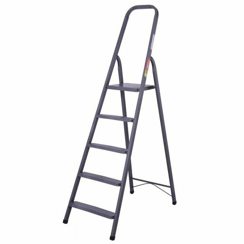 Стремянка стальная LADDERBEL 5 ступеней стремянка ladderbel 4 секции по 5 ступеней aluminum lt455prof