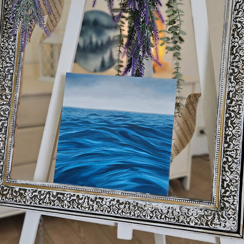 Интерьерная картина на холсте. Живопись маслом: Глубина