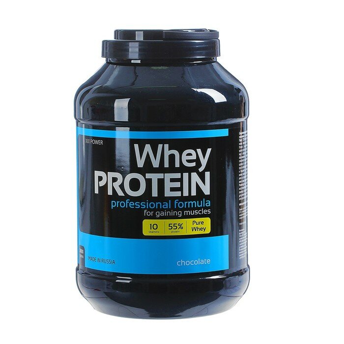 XXI век Сывороточный протеин XXL Power, шоколад, спортивное питание, 3 кг