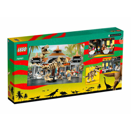 LEGO Jurassic World 76961 Центр для посетителей: Ти-рекс против Раптора конструктор lego jurassic world 5000193818 доктор ву