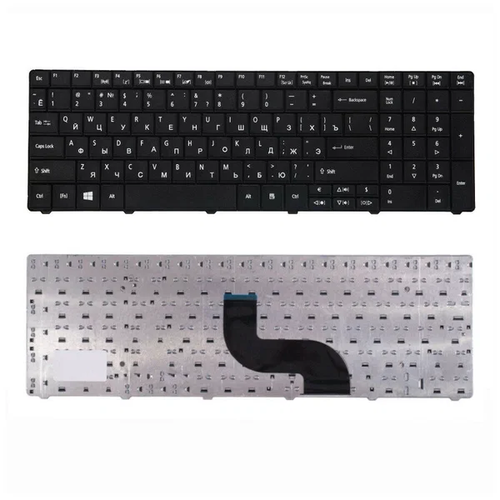 Клавиатура для Acer для Aspire E1, E1-521, E1-531, E1-531G, E1-571G для TravelMate P453-M, P453-MG, v5wc1, P253, p453, черная, гор. Enter