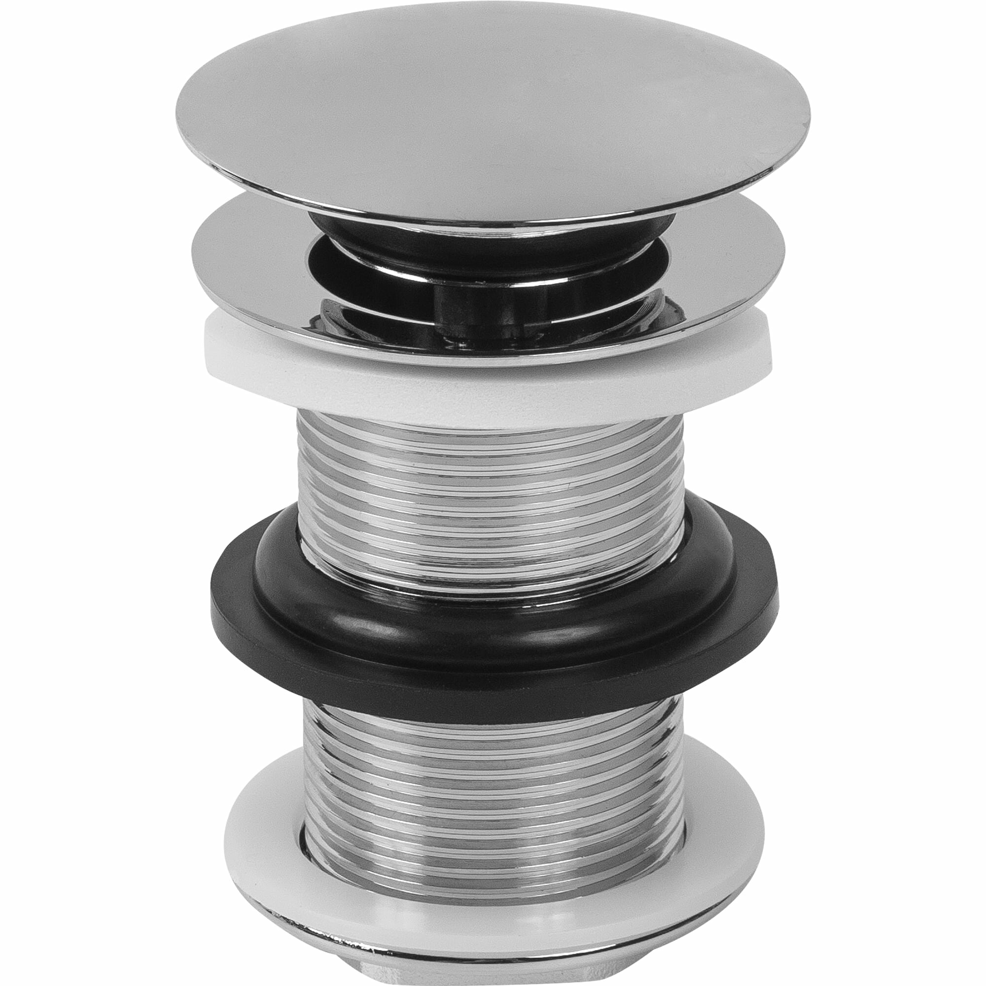 фото Выпуск Equation для раковины без перелива, клик-клак, хромированный