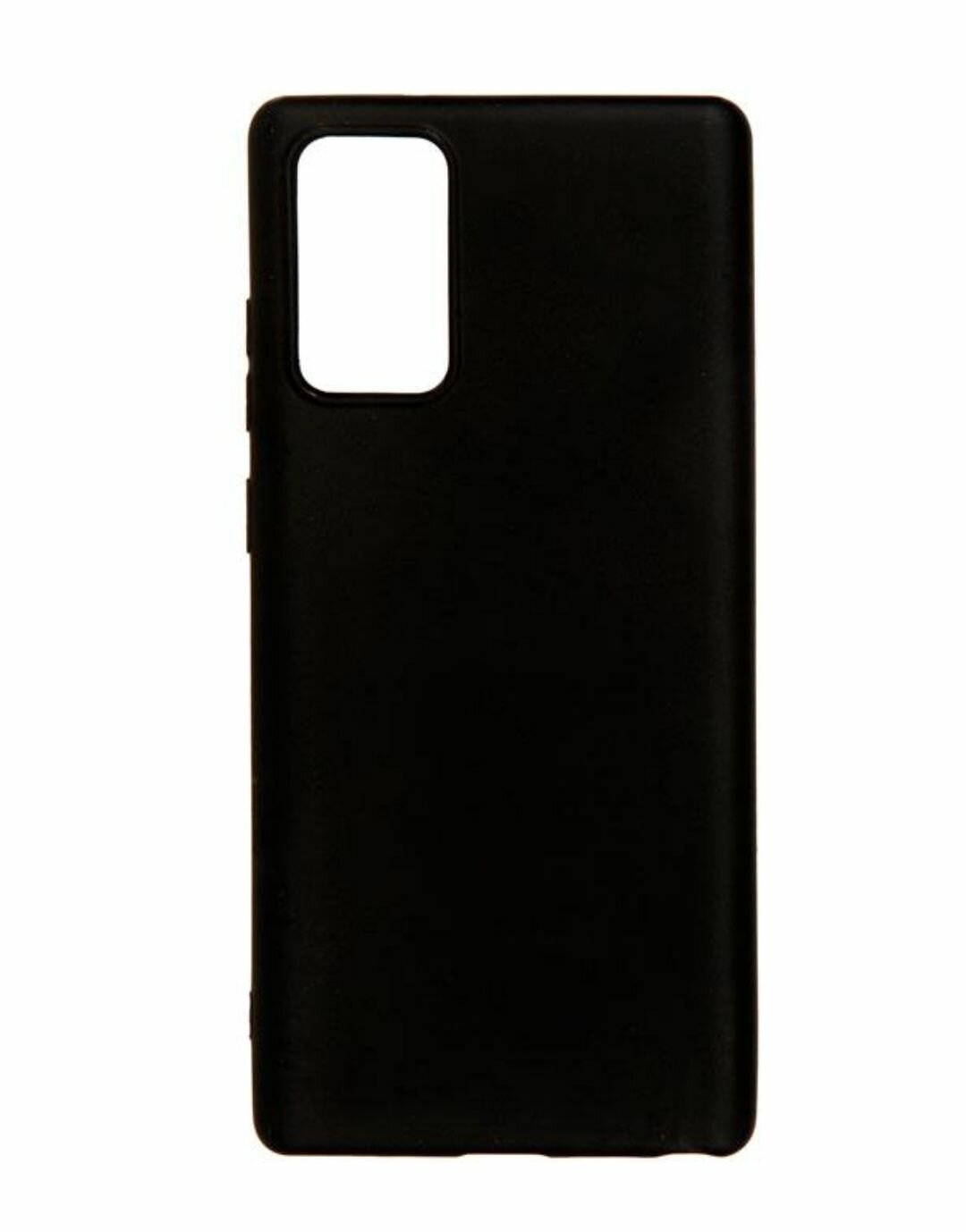 Samsung Galaxy Note 20 Силиконовый чёрный чехол бампер для Самсунг гелакси нот 20