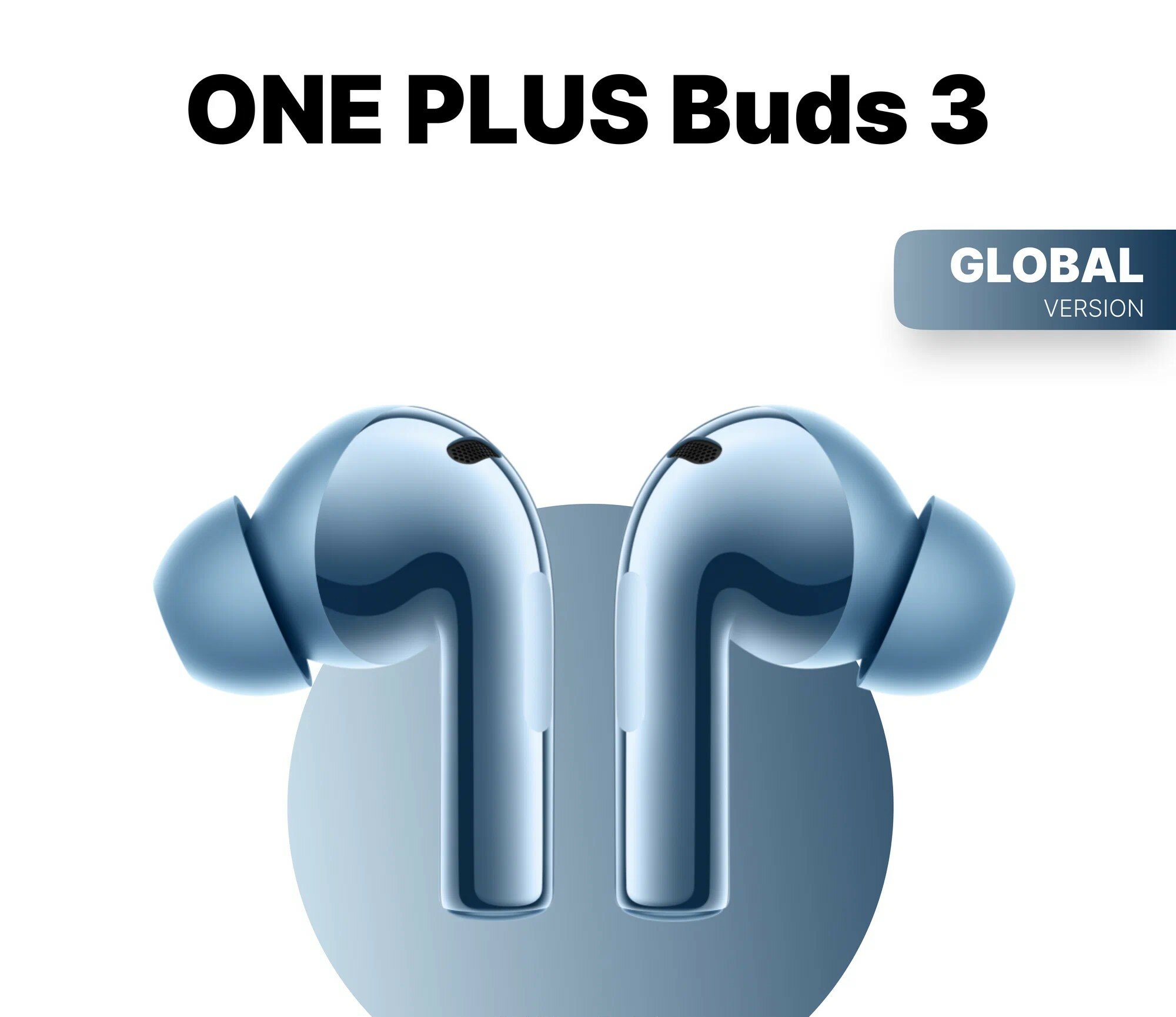 Беспроводные наушники OnePlus Buds 3 , небесно - голубые (оригинал)