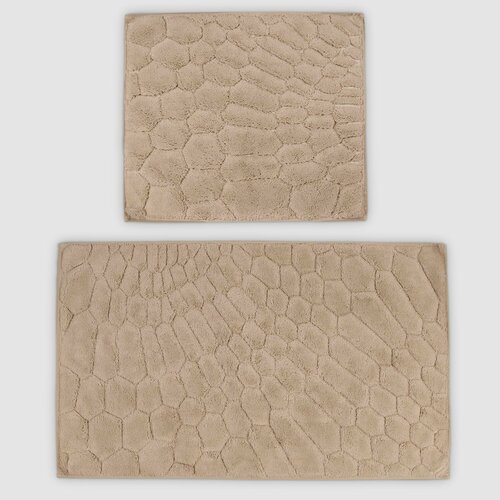Набор ковриков для ванны Vonella Аrya 60х10060х50 см капучино коврик для ванной и туалета 5847₽