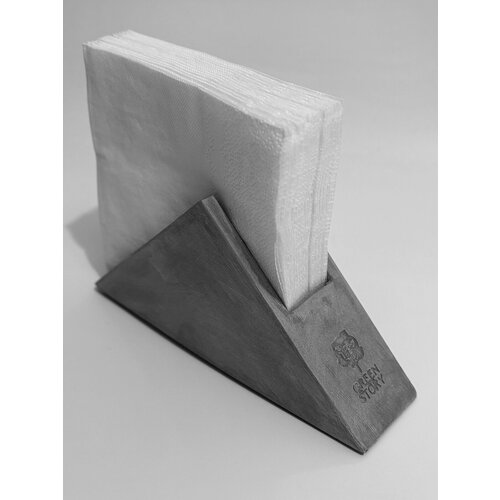 Салфетница кухонная Треугольная (серый)