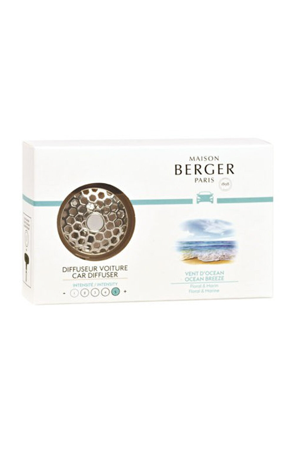 Автодиффузор-клипса без аромата Волны Maison Berger