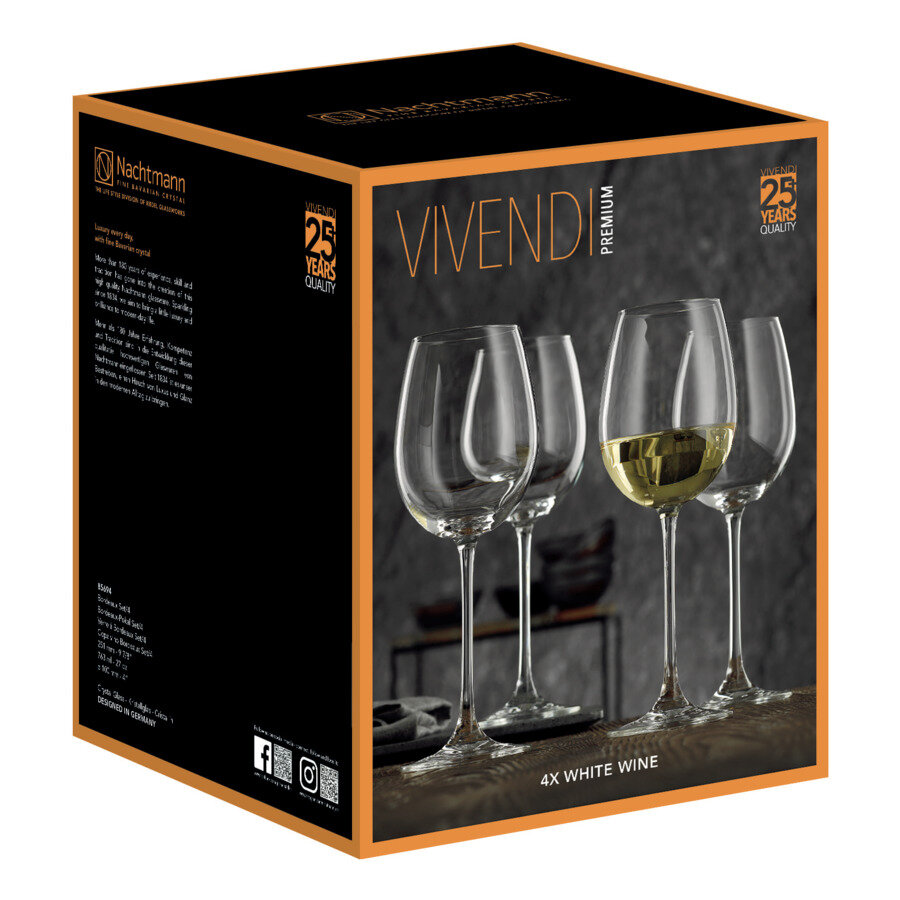 Набор бокалов Nachtmann Vivendi White wine 85692, 474 мл, 4 шт., бесцветный - фото №19