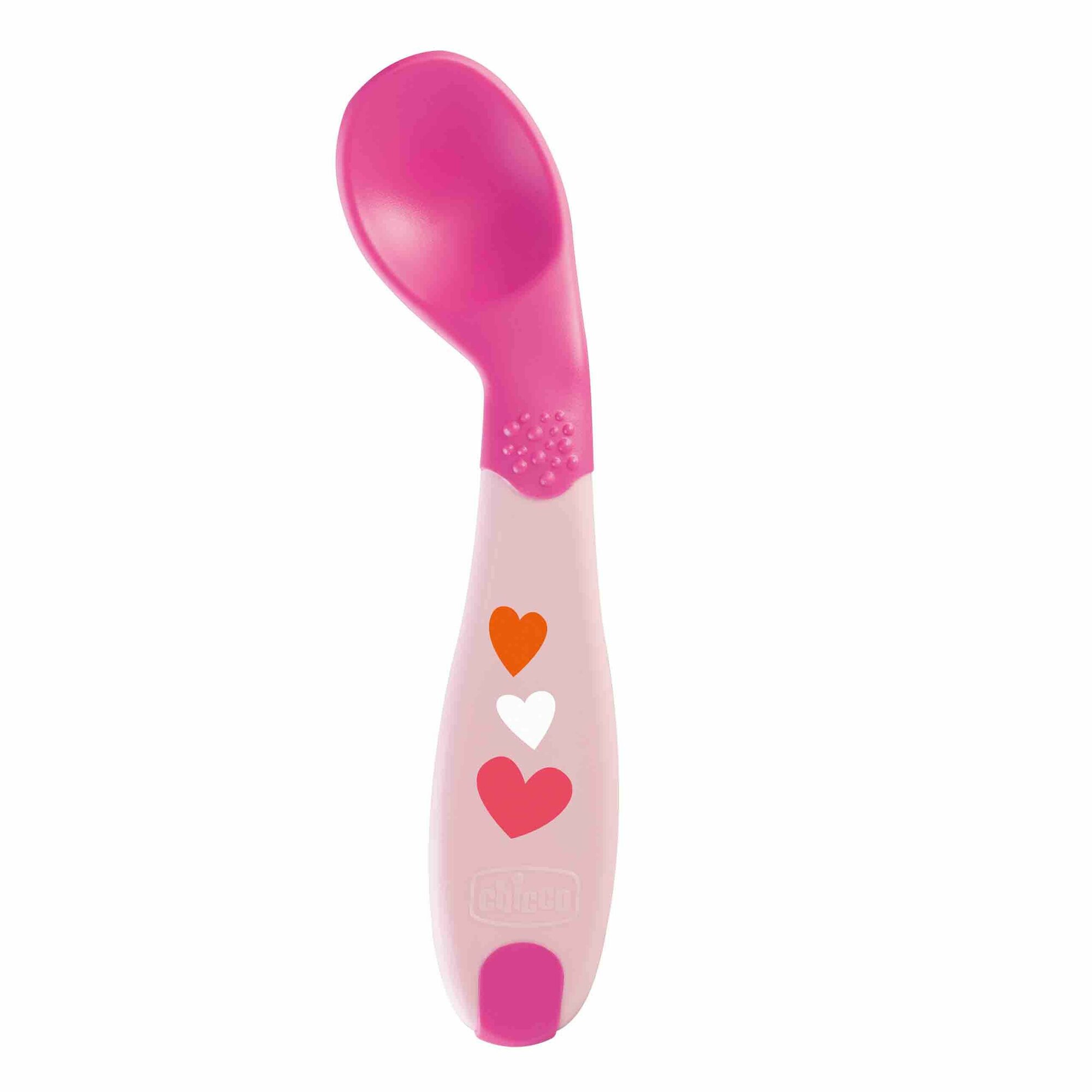 Ложка Chicco Baby's First spoon розовый