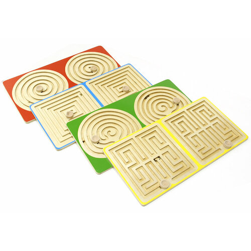 Комплект дидактических лабиринтов малые в комплекте 4-е лабиринта 3784₽