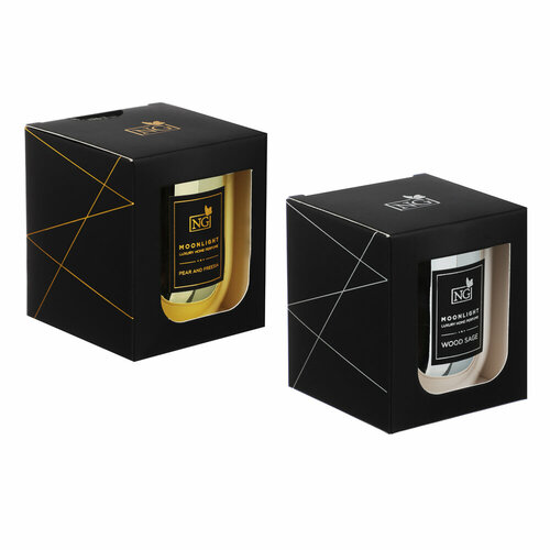 NEW GALAXY Свеча ароматизированная Moonlight 135 гр wood sage pear and freesia 4 штуки 1727₽
