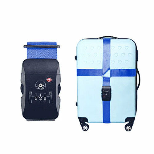 Ремень для багажа Жажда Странствий, 1 шт., синий