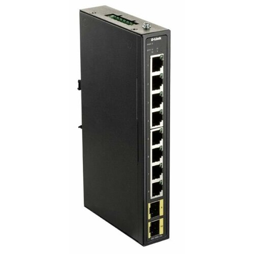 DIS-100G-10SA2A Промышленный неуправляемый коммутатор с 8 портами 101001000Base-T и 2 портами 1000Base-X SFP 461491 18351₽