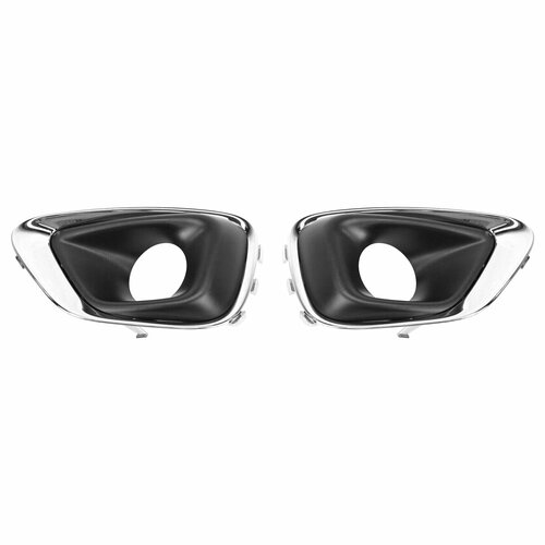 Лицевая панель MyPads для передней боковой противотуманной фары Jeep Compass 14-17 гг 3705₽