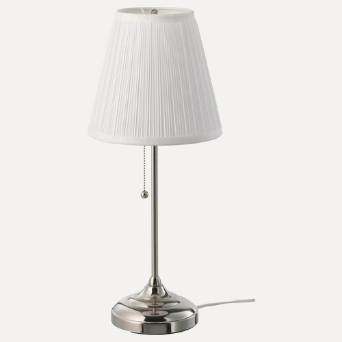 Изображение товара ARSTID Лампа настольная IKEA, никелированный, белый (70360616)