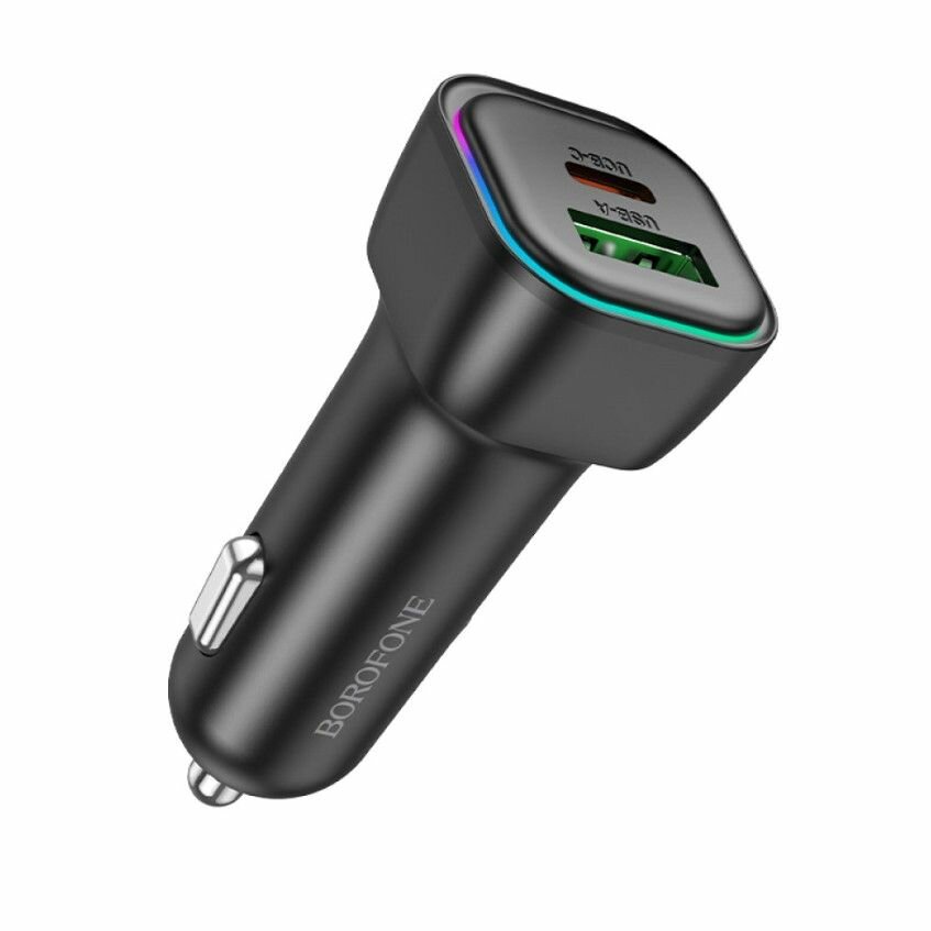 Адаптер BOROFONE BZ28A/черный/