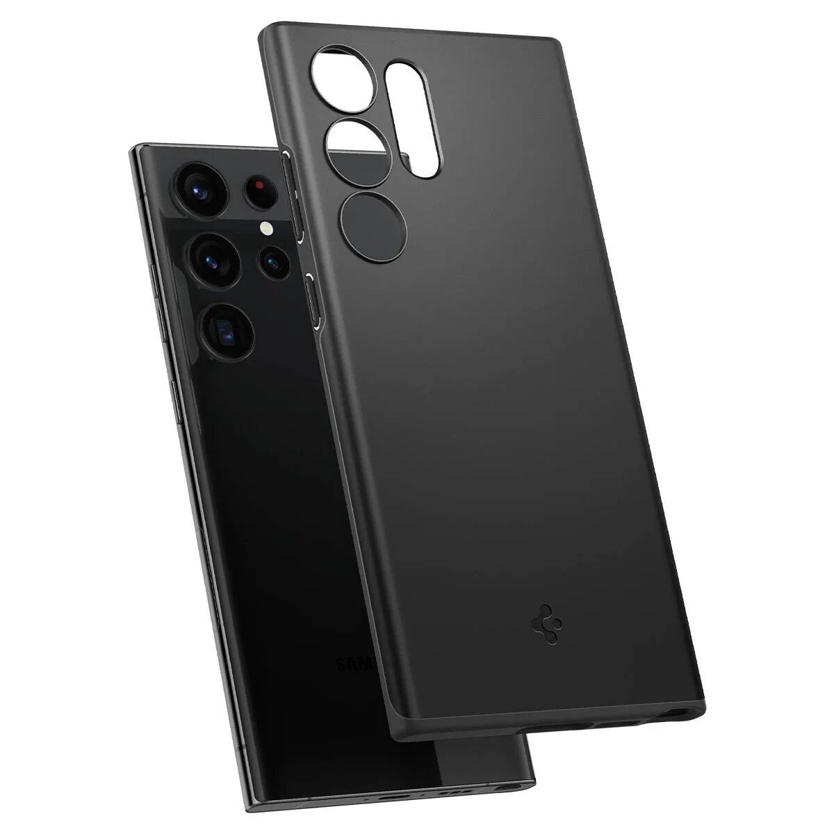 Spigen Thin Fit Case for Samsung Galaxy S23 Ultra, Black, Thin Fit, Для Samsung Galaxy S23 Ultra